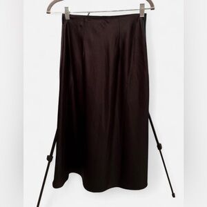 Chic Asymmetrical Black Skirt